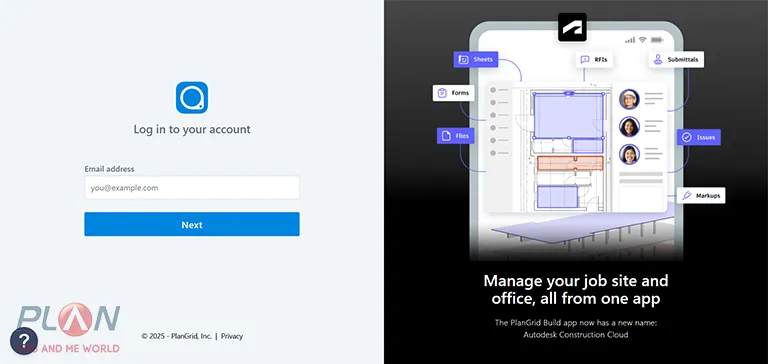 برنامه نقشه کشی ساختمان با هوش مصنوعی PlanGrid